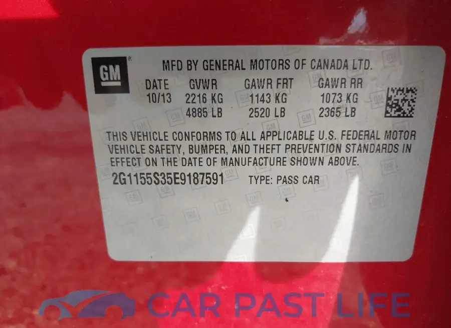 2G1155S35E9187591# 9