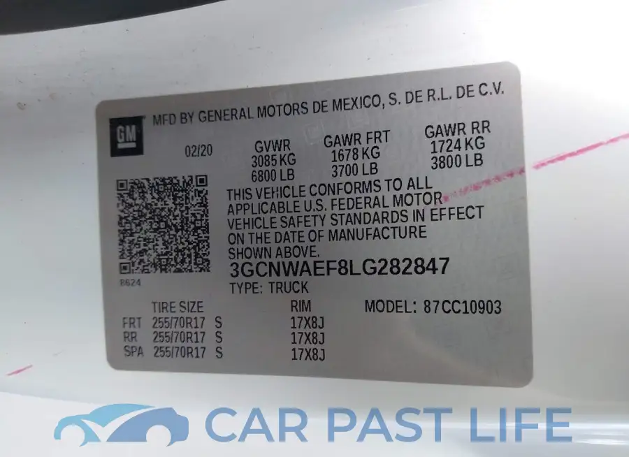 3GCNWAEF8LG282847# 9