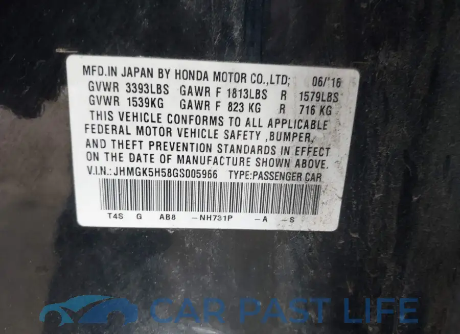 JHMGK5H58GS005966# 9
