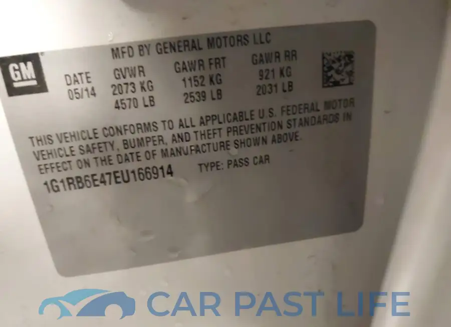 1G1RB6E47EU166914# 9