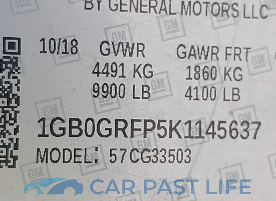 1GB0GRFP5K1145637# 8