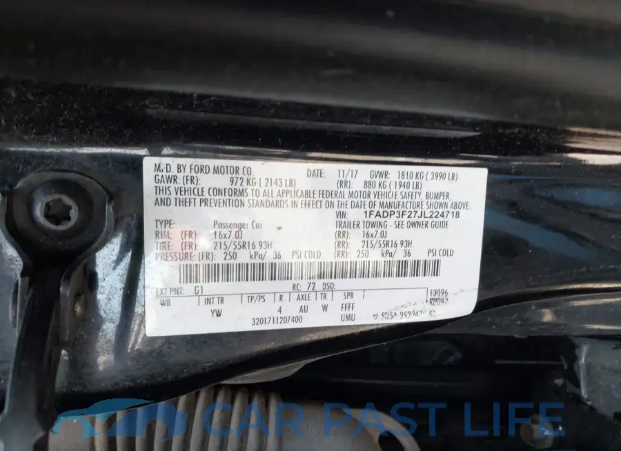 1FADP3F27JL224718# 9