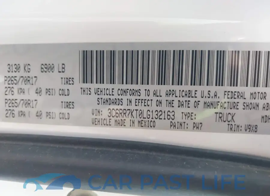 3C6RR7KT0LG132163# 9