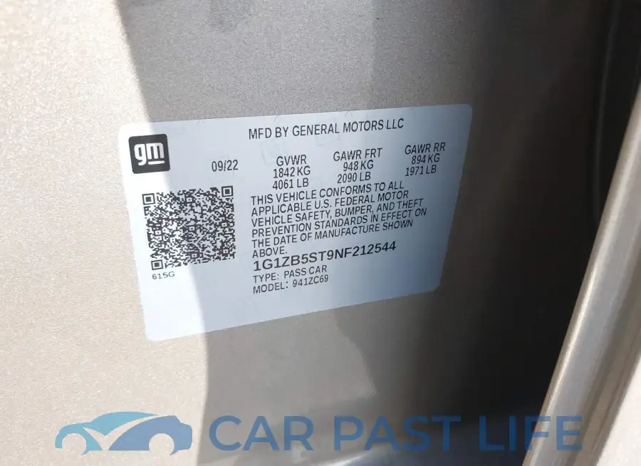 1G1ZB5ST9NF212544# 9