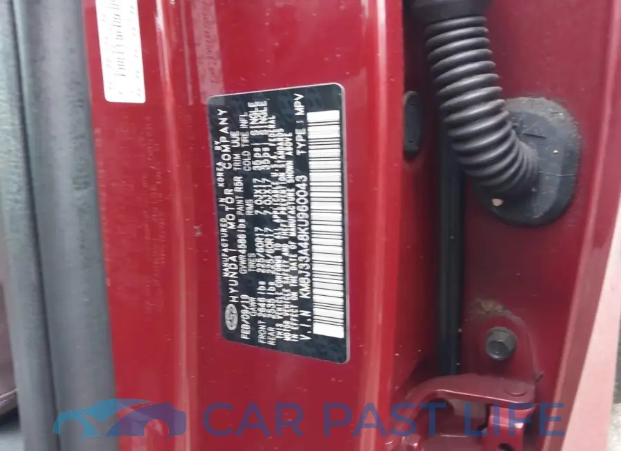 KM8J33A48KU960043# 9