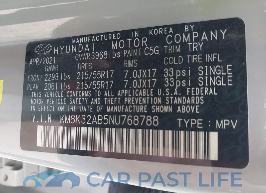 KM8K32AB5NU768788# 9