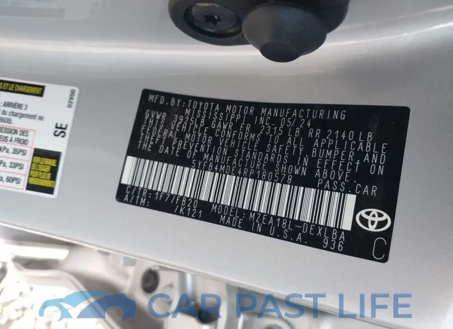 5YFB4MDE4RP180578# 9