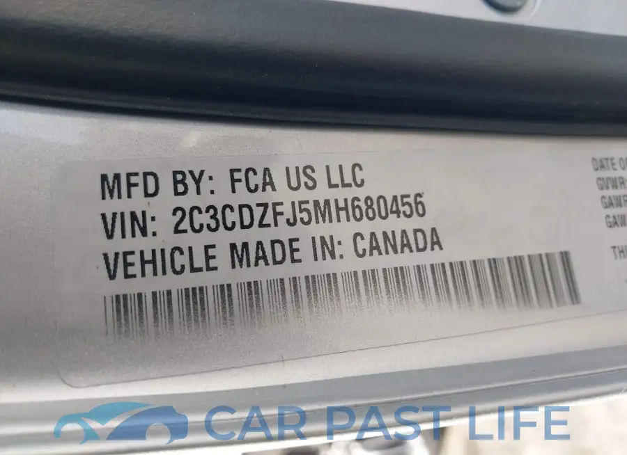 2C3CDZFJ5MH680456# 9