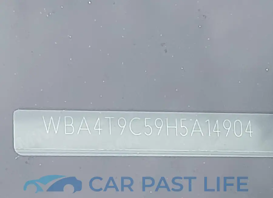 WBA4T9C59H5A14904# 9
