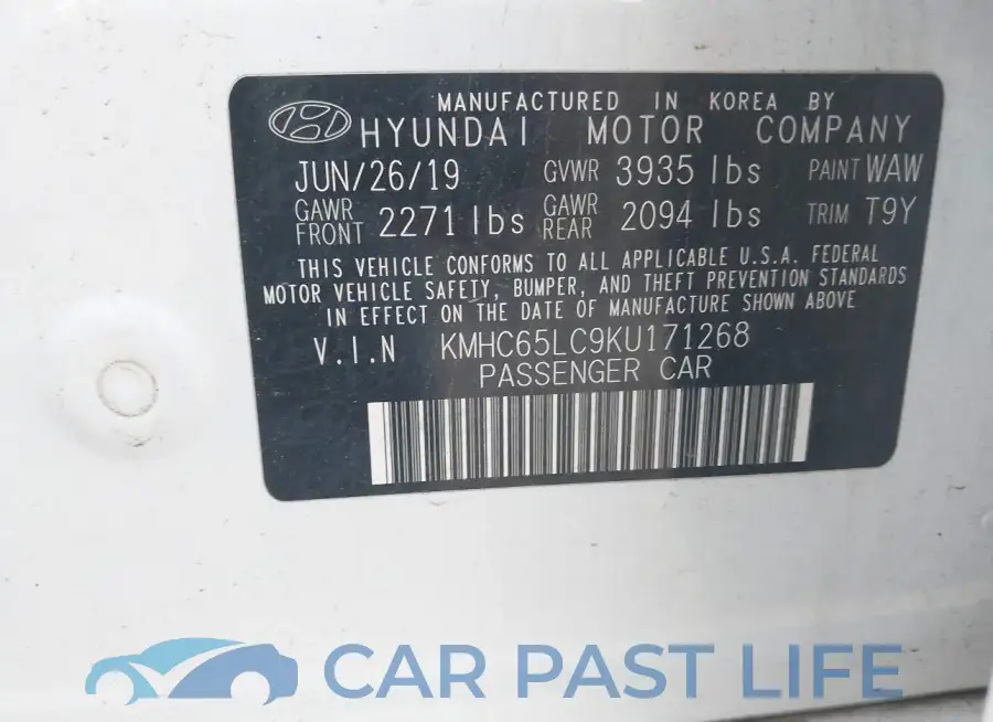 KMHC65LC9KU171268# 9
