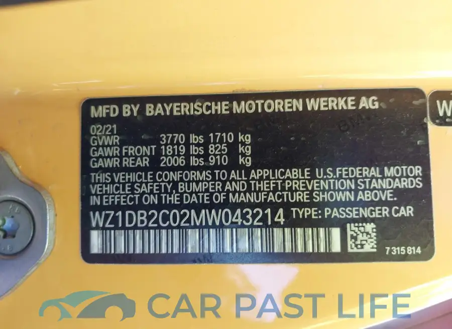WZ1DB2C02MW043214# 9