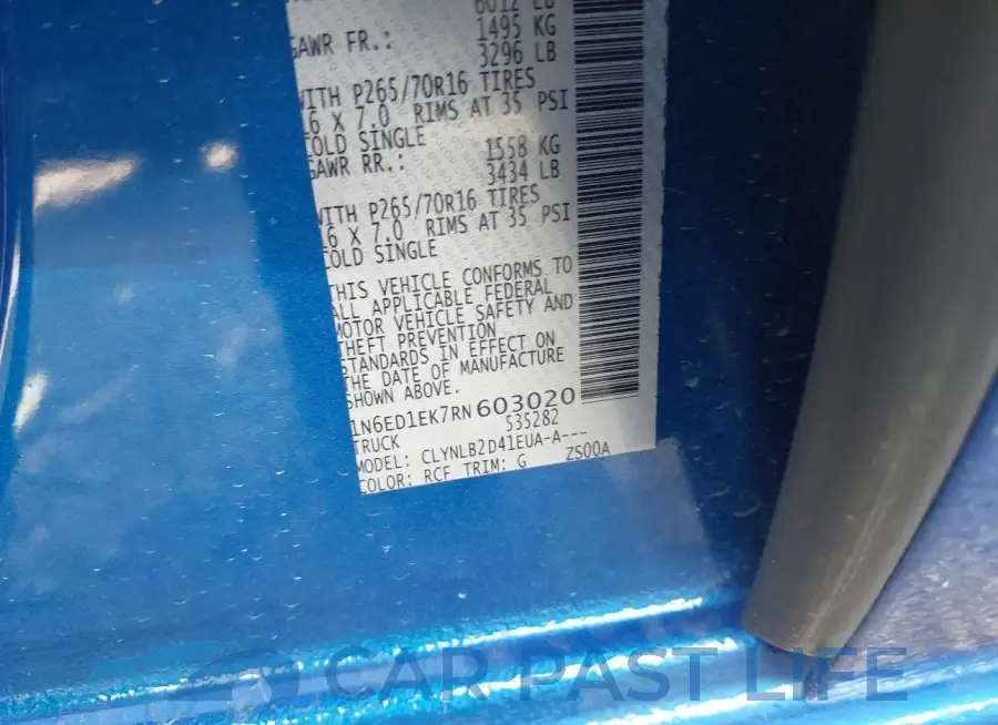 1N6ED1EK7RN603020# 9