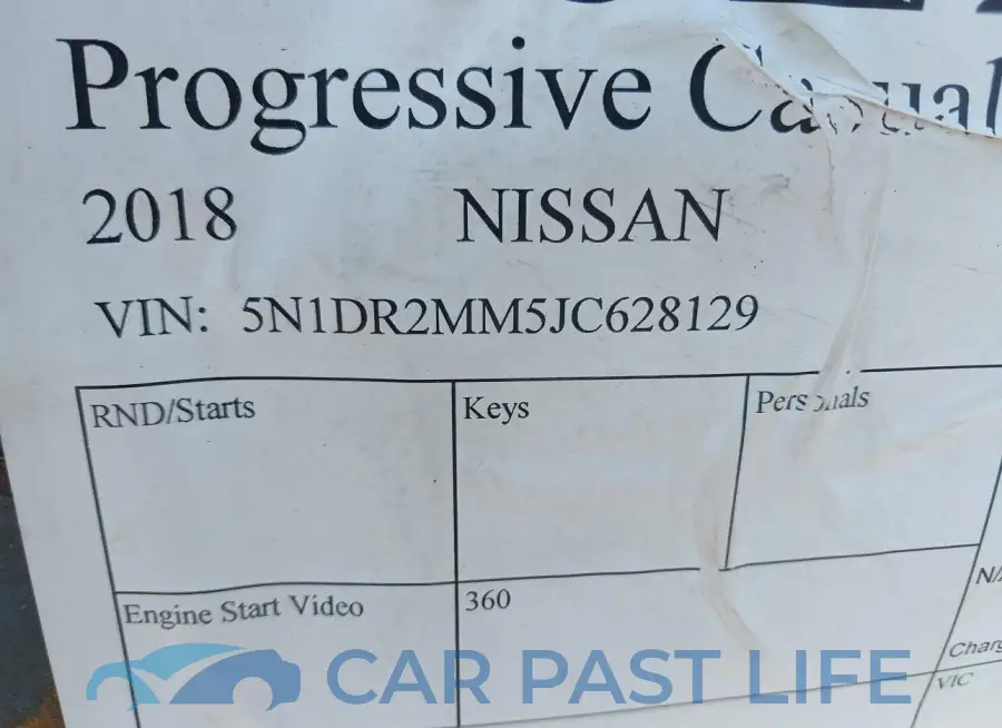 5N1DR2MM5JC628129# 9