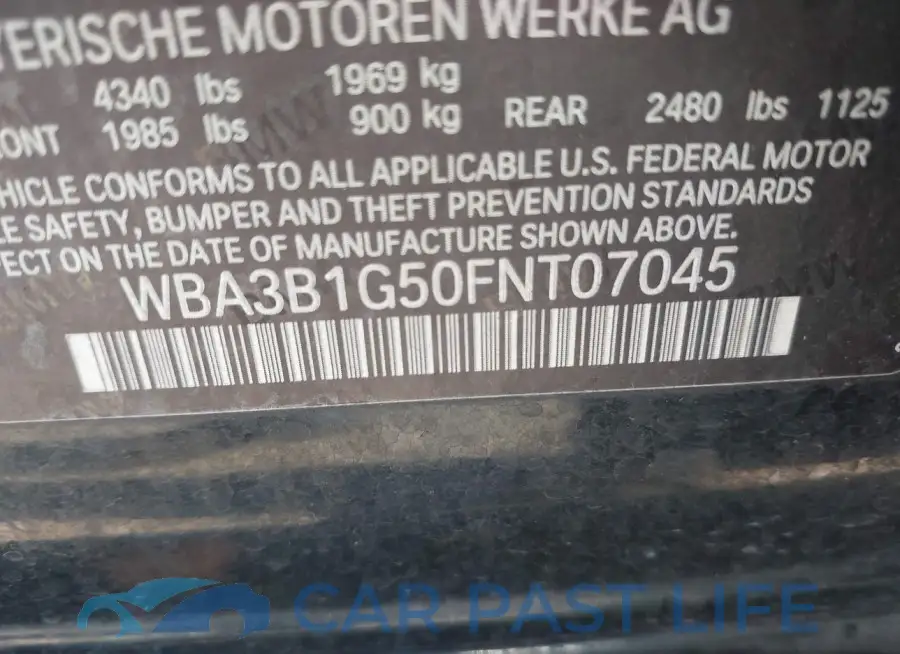 WBA3B1G50FNT07045# 9