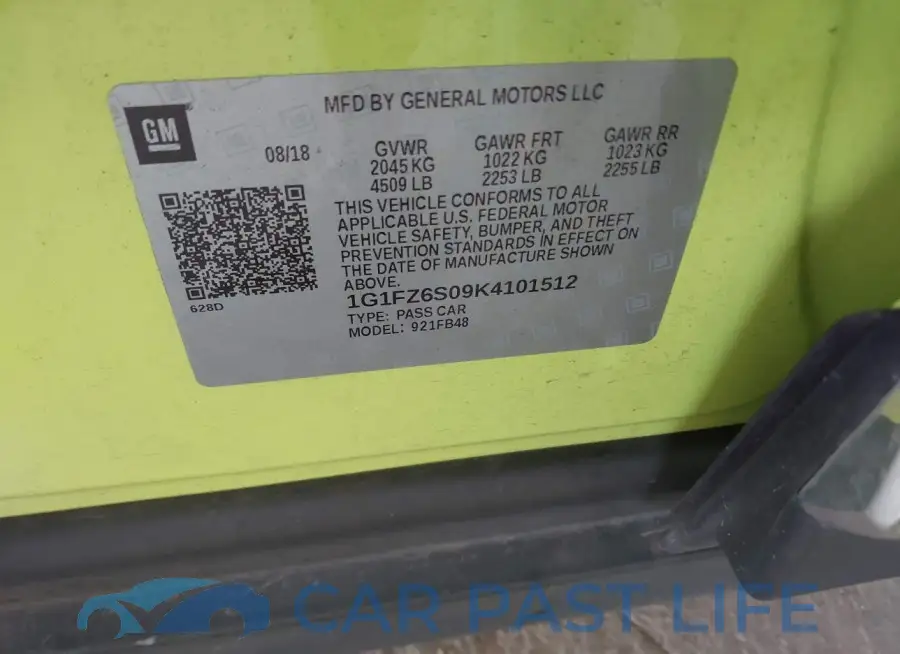 1G1FZ6S09K4101512# 9