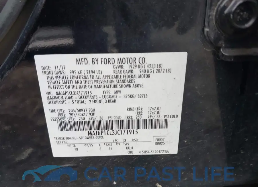 MAJ6P1CL3JC171915# 9