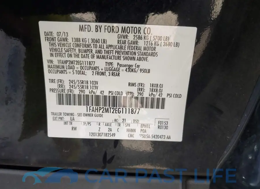 1FAHP2MT2EG111877# 9