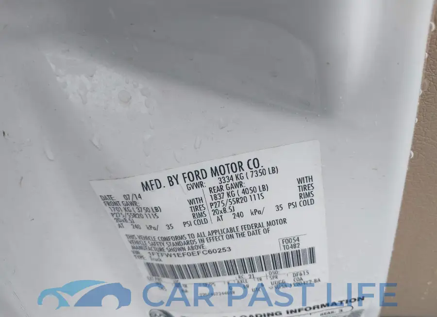 1FTFW1EF0EFC60253# 9