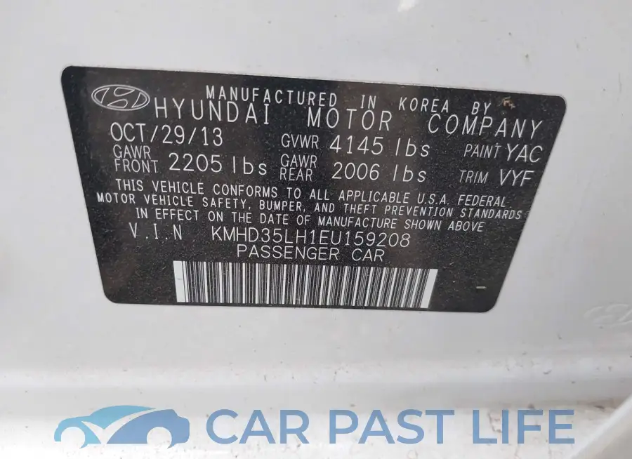 KMHD35LH1EU159208# 9