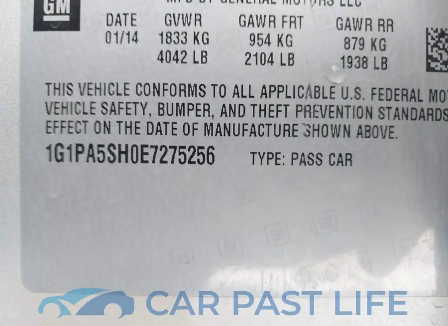 1G1PA5SH0E7275256# 9