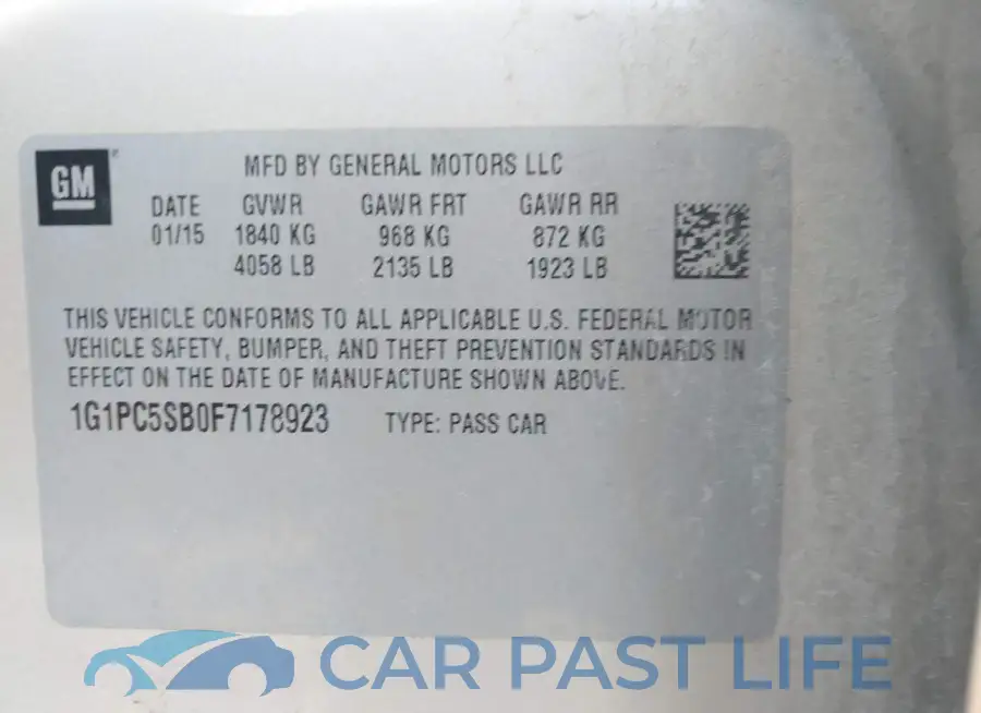 1G1PC5SB0F7178923# 9