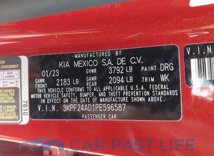 3KPF24AD1PE596587# 9