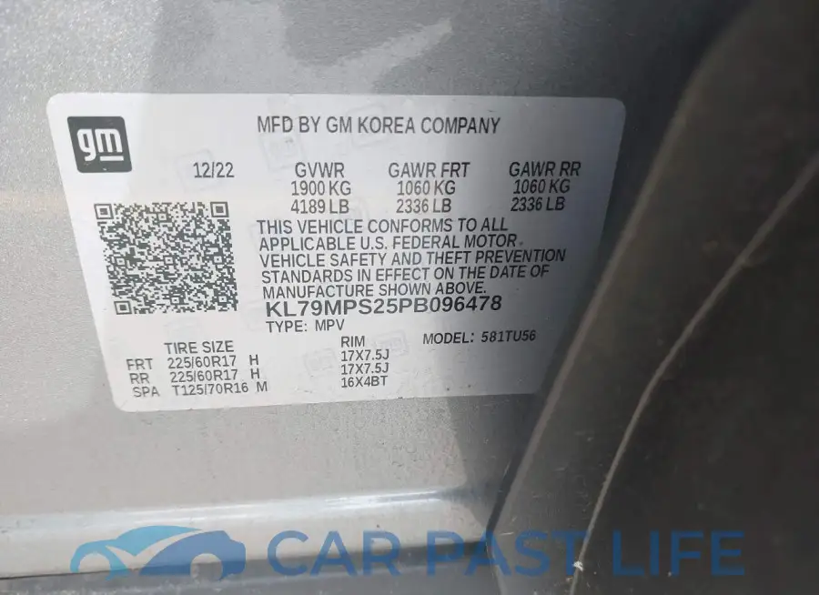 KL79MPS25PB096478# 9