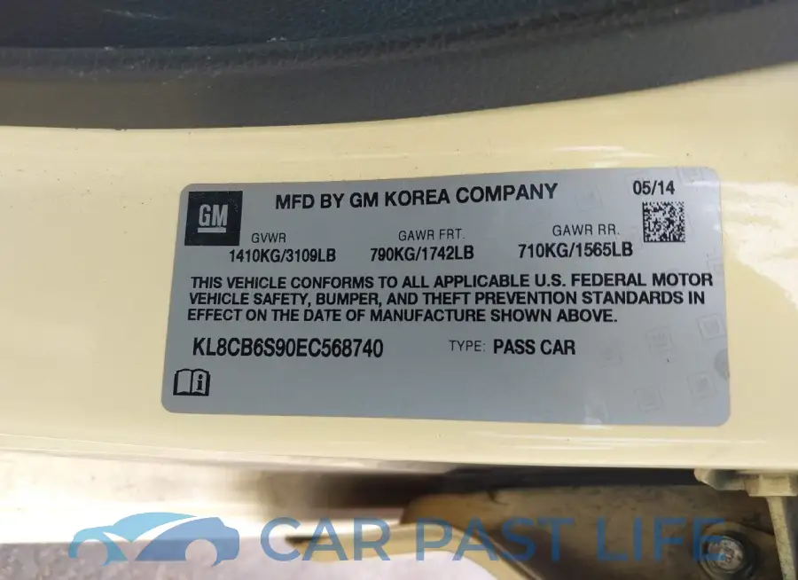 KL8CB6S90EC568740# 9