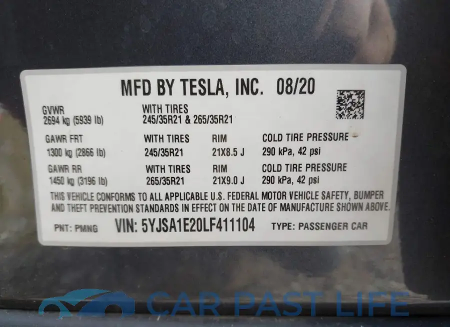 5YJSA1E20LF411104# 9