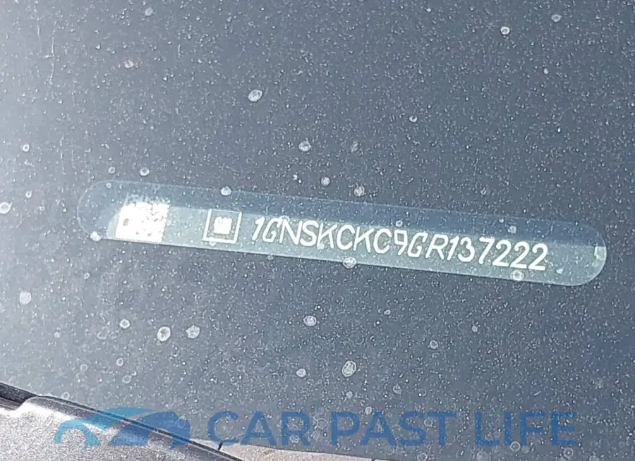 1GNSKCKC9GR137222# 9