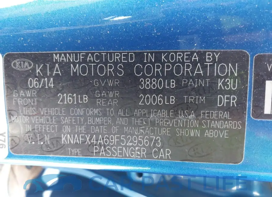 KNAFX4A69F5295673# 9
