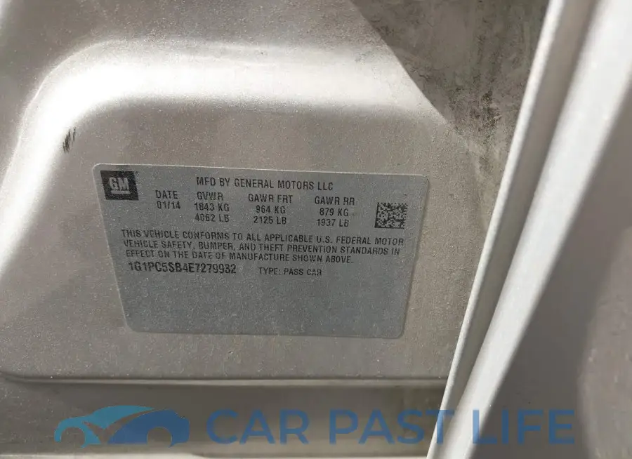 1G1PC5SB4E7279932# 9