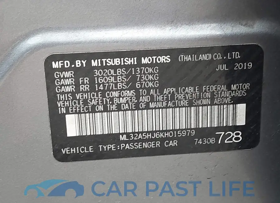 ML32A5HJ6KH015979# 9