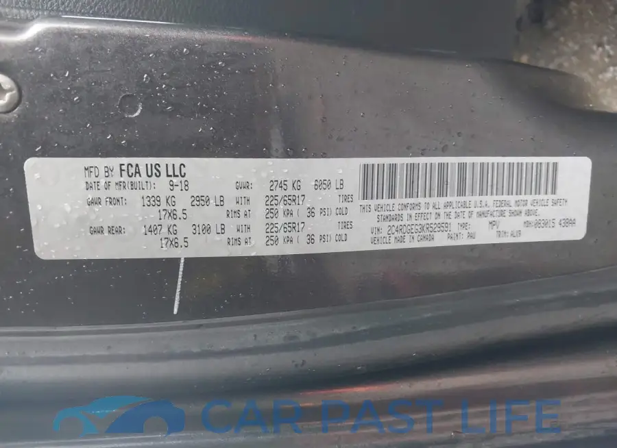 2C4RDGEG3KR529591# 9