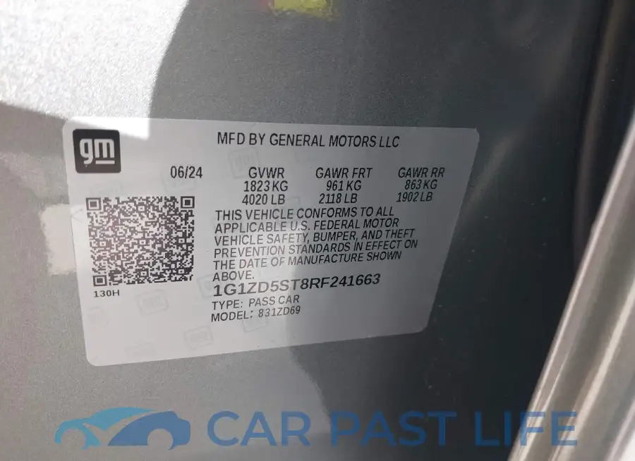 1G1ZD5ST8RF241663# 9