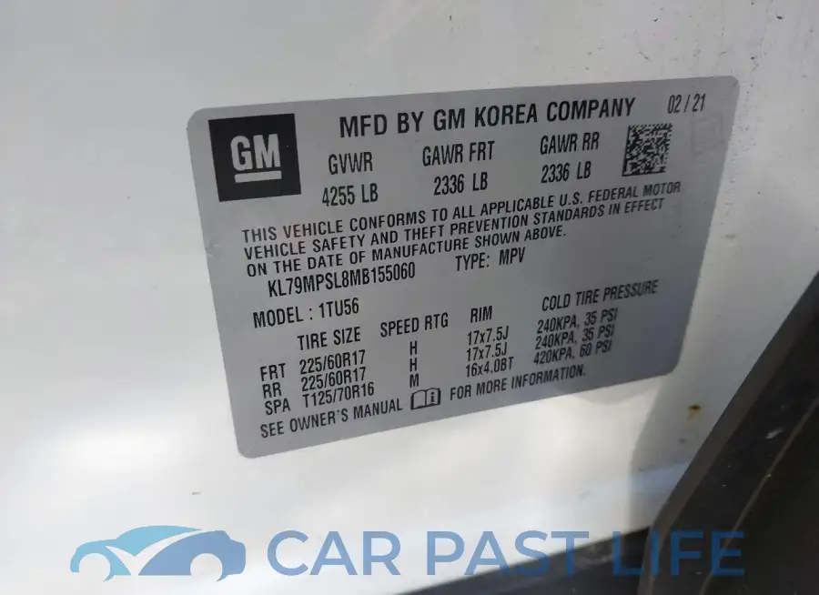 KL79MPSL8MB155060# 9