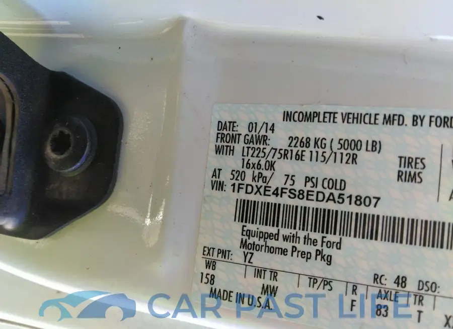 1FDXE4FS8EDA51807# 9