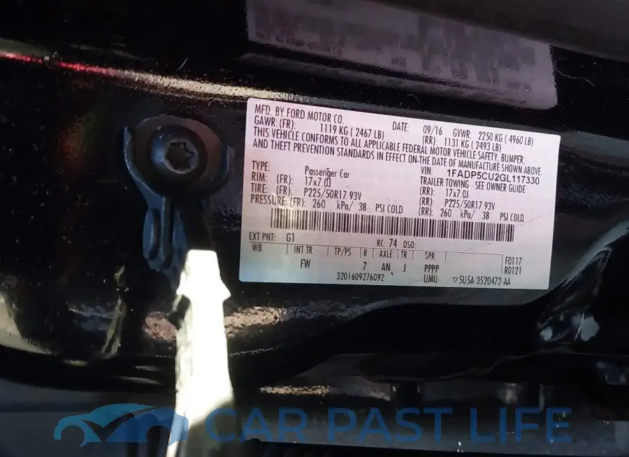 1FADP5CU2GL117330# 9