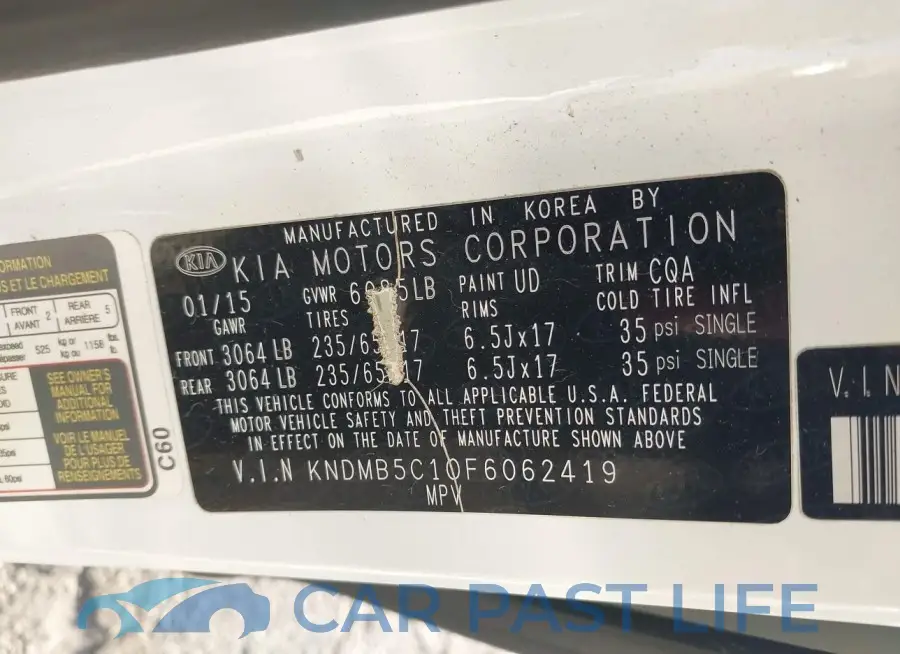 KNDMB5C10F6062419# 9