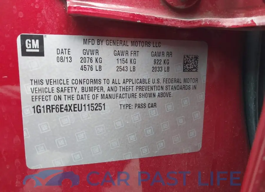 1G1RF6E4XEU115251# 9