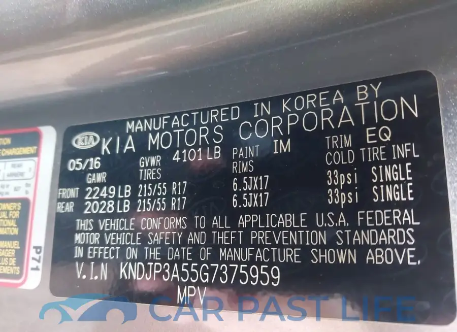 KNDJP3A55G7375959# 9