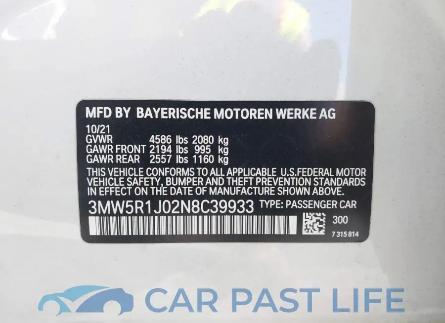 3MW5R1J02N8C39933# 9