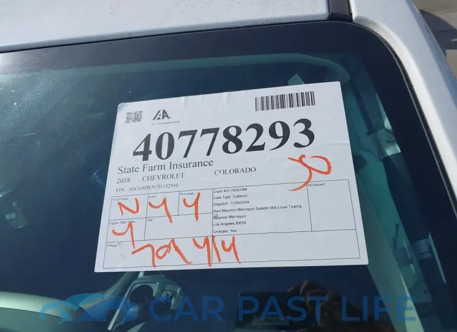 1GCGSDEN7J1152910# 17