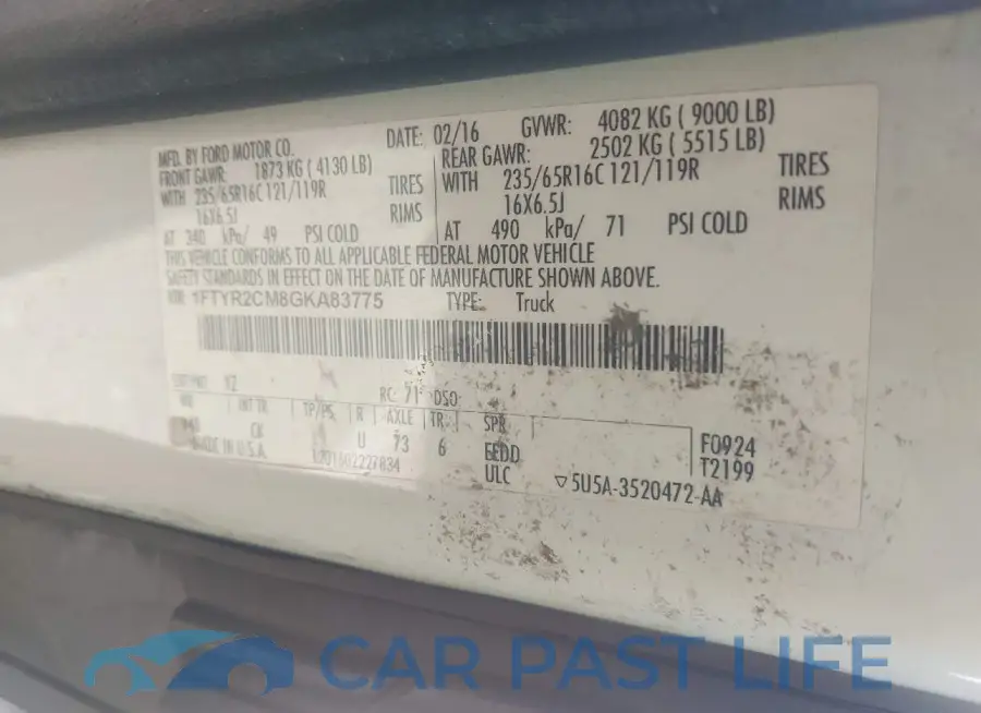 1FTYR2CM8GKA83775# 9