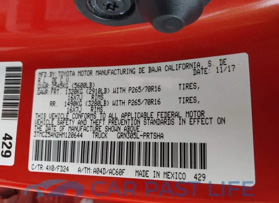 3TMCZ5AN2HM120644# 9