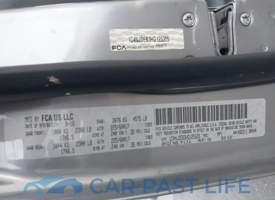 1C4NJDEB3HD125325# 9