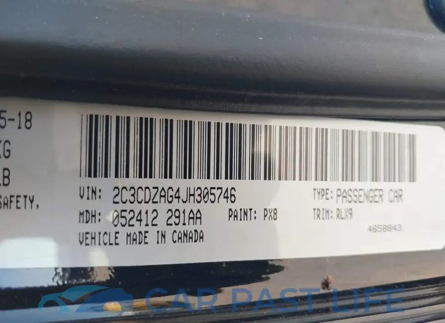 2C3CDZAG4JH305746# 9
