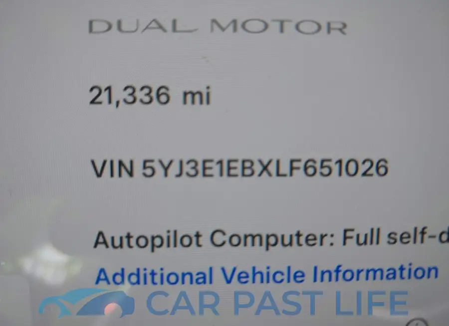 5YJ3E1EBXLF651026# 9