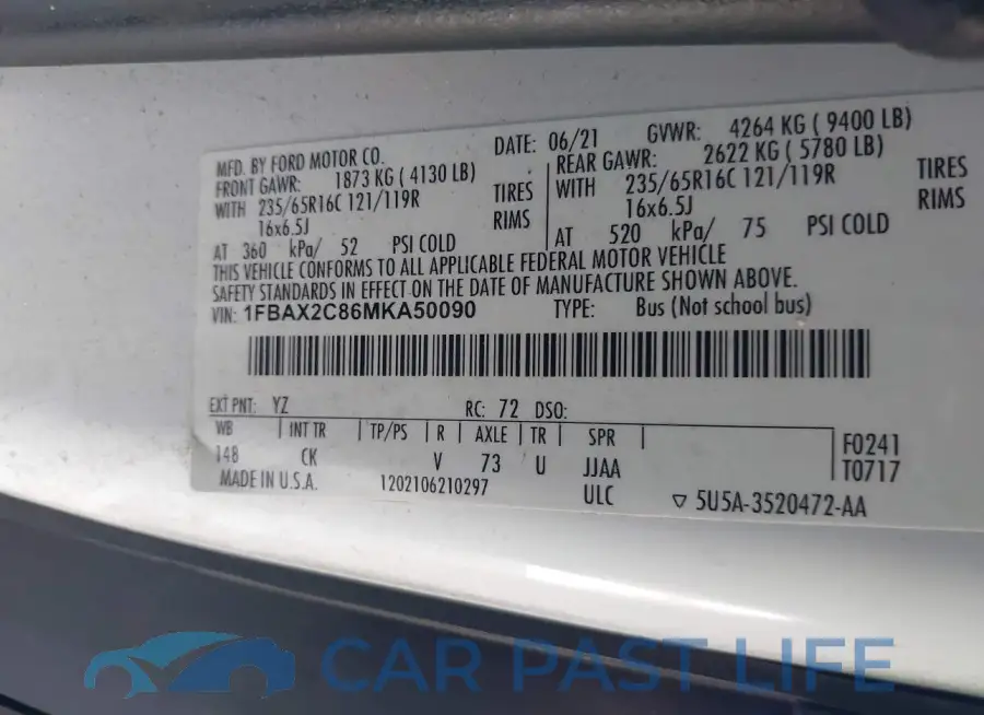 1FBAX2C86MKA50090# 9