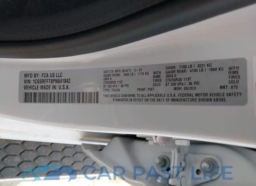 1C6SRFFT8PN641842# 9
